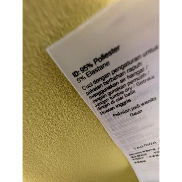 New Look Lime Green Cut-Out Sleeveless Sheath Dress Cocktail Party Size 2 - Picture 9 of 10